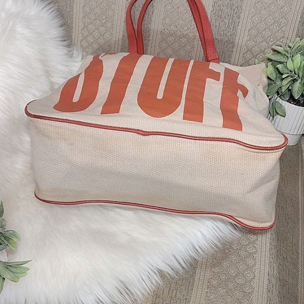 Marc Jacobs Beige and Red Tote Bag - Picture 6 of 15
